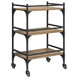 thumbnail of vidaXL Keuken Trolley Artisan Eiken 50 x 35 x 75.5 cm Bewerkt hout