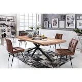 thumbnail of SIT Möbel Esstisch 220 cm | 50 mm Tischplatte Teak natur | Gestell Metall antikschwarz | B 220 x T 100 x H 76 cm | 15842-11 | Serie TISCHE & BÄNKE