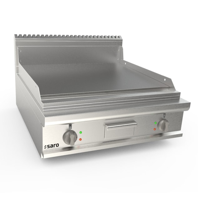 Saro Elektrogriddleplatte 800Mm Breit Tisch Glatt Modell Lq / Fte4Bbl