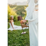 thumbnail of Lámpara de mesa LED recargable y regulable Zafferano - Poldina Pro Ocre - 2,2 W 2200-2700-3000 K