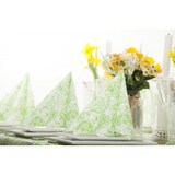 thumbnail of Sovie HOME Tischdecke Liv in Apfelgrün aus Linclass® Airlaid 80 x 80 cm, 1 Stück - Floral Blumen