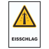 thumbnail of Eisschlag Schild A5 Rückseite selbstklebend