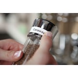 thumbnail of DYMO Ruban LETRATAG Noir/plastique métal argenté 12mmx4m