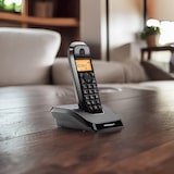 thumbnail of Teléfono fijo Motorola S1201  inalámbrico con pantalla retroiluminada Negro