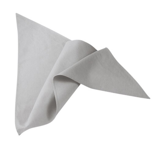 108 - Halstuch : silbergrau 65% Polyester 35%Baumwolle 220 g/m²