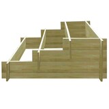 thumbnail of vidaXL 3-stufiger Pflanzkübel 90 x 90 x 35 cm Holz Imprägniert