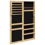 thumbnail of Helloshop26 - Armoire à bijoux meuble rangement organisateur chambre vestiaire salle de bain avec miroir murale 37,5 x 10 x 106 cm 02_0022828