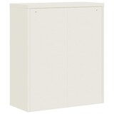 thumbnail of vidaXL Aktenschrank Weiß 90x40x105 cm Stahl