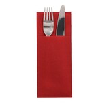 thumbnail of 5 X 100 Bestecktaschen, Airlaid 1/8-Falz 40 cm x 33 cm bordeaux