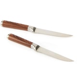 thumbnail of Excelsa set de 4 couteaux à steak Wood acier 23x2,2x2 cm marron