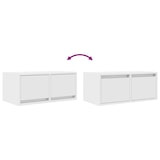 thumbnail of vidaXL TV-Schränke 2 Stk. Weiß 60x31x25,5 cm Holzwerkstoff