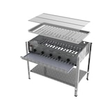 thumbnail of ChattenGlut Professional Gastrobräter 5-flammig Standgerät 18,0kW und Rost