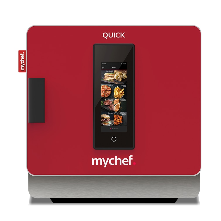 MYCHEF horno de cocción acelerada QUICK 1T rojo 3600 W con filtro