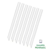 thumbnail of 200 MEHRWEG Strohhalme Bubble Tea Trinkhalme Plastik transparent  200*12 mm