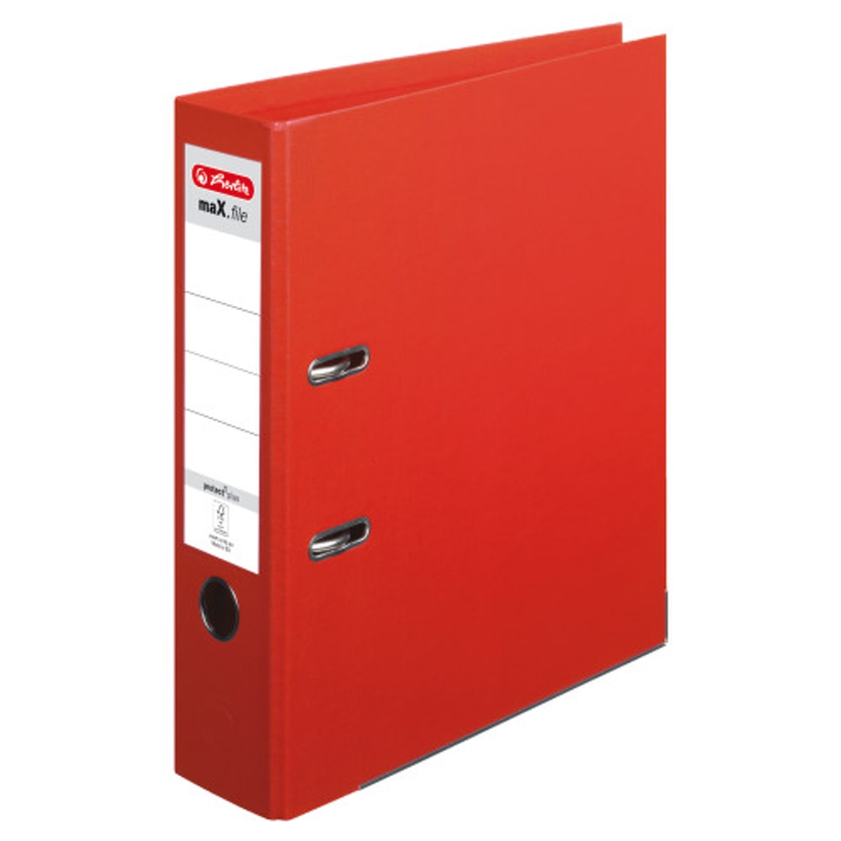 Herlitz Ordner maX.file protect plus 10834323 A4 80mm PP rot