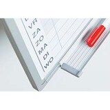 thumbnail of PROREGAL Jahresplaner Whiteboard Slim inkl. magnetische Monat-, Tages- & Zifferstreifen, HxB 90x120cm, inkl. Befestigungsmaterial & Stiftablage, Weiß