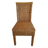 thumbnail of Esszimmer Stühle Set 2 Stück Rattanstühle Esstisch Stühle Perth braun Korbstühle : ohne Sitzkissen