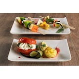 thumbnail of Plato rectangular blanco melamina - 23 x 14 x 2.6 cm