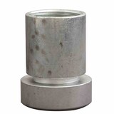 thumbnail of Anschlussstück, aus Stahl, inkl. Muffe, Größe silber, Anschluss 32 mm (1 1/4")