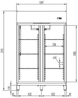 thumbnail of GastroHero Kühlschrank KSN-PROFI1400 | GN 2/1 | 1168 Liter | Gewerbekühlschrank Edelstahl | -2°C bis +8°C | hochwertige Isolierung | Made in Europe