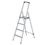 thumbnail of PROREGAL ML Stufen-Stehleiter einseitig begehbar Aluminium eloxiert 4 Stufen