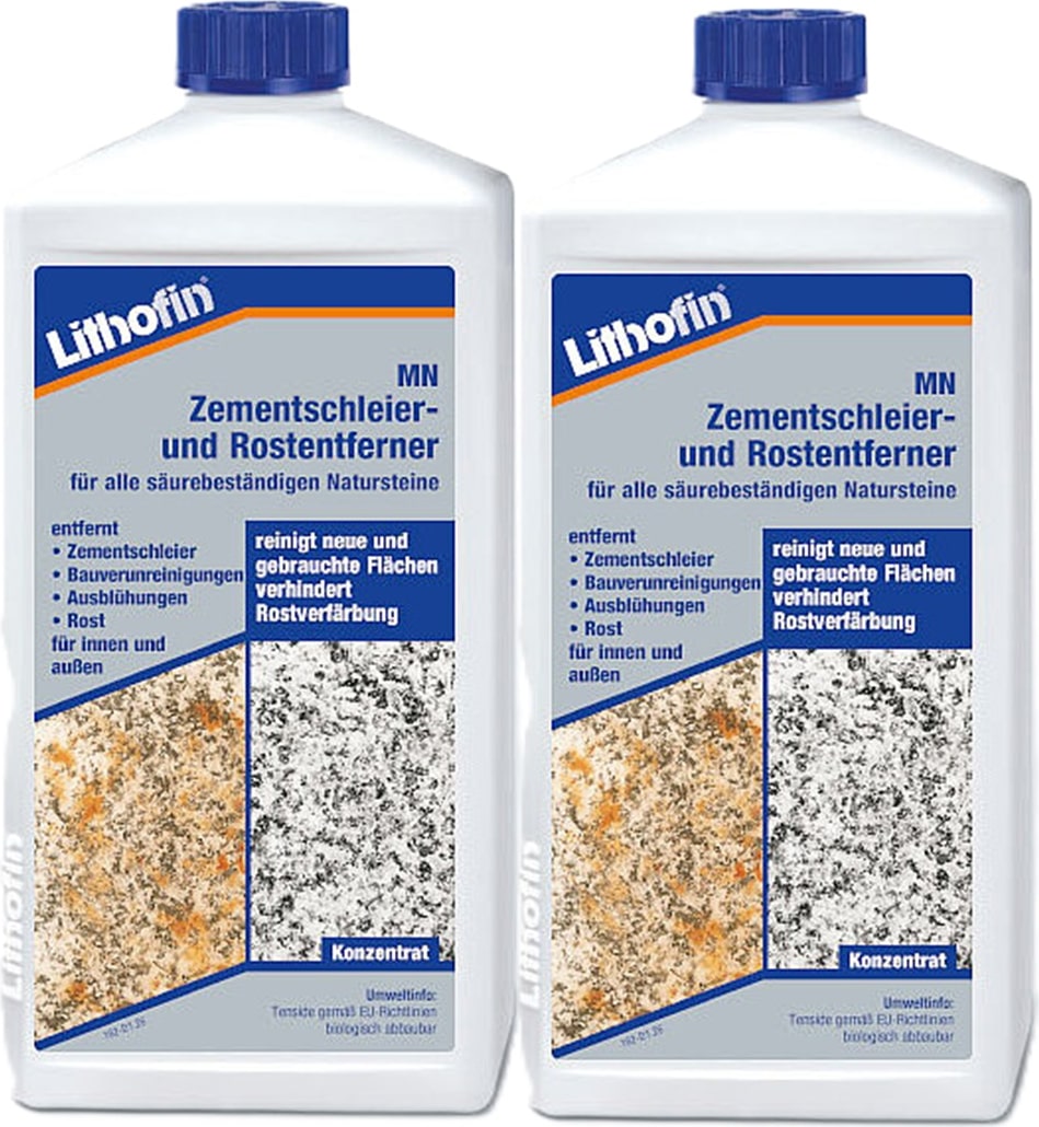 Lithofin MN Zementschleier- und Rostentferner 2x1 Liter