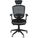 thumbnail of SIGMA EC504 silla de oficina, plástico, reposacabezas, brazos ajustables, negro