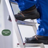 thumbnail of BRASQ Huishoudtrap 6-treden Zilver - keukentrap inklapbaar aluminium voor Particulier en professioneel gebruik - Trap Ladder - Anti slip