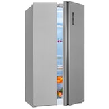 thumbnail of Exquisit Side by Side SBS560-050D inoxlook | 562 l Nutzinhalt | Edelstahloptik