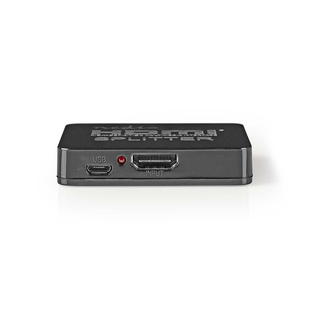 Nedis HDMI  Splitter - 2-Port port(s) - 2x HDMI Output - 4K@30Hz - 2.25 Gbps - ABS / PVC - Schwarz