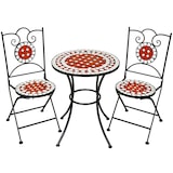 thumbnail of tectake Ensemble table et chaises de jardin - marron - 401637