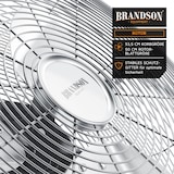 thumbnail of Brandson Windmaschine 53,5cm Ø, Ventilator Retro 160W neigbar, Bodenventilator, hoher Luftdurchsatz, silber