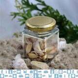 thumbnail of 20x Barattolo in Vetro Quadrato per Spezie da 100ml con Coperchio - Barattoli per Organizzare la Cucina - Spezie, Marmellata, Yogurt