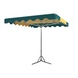 thumbnail of Parasol forain 250X220 fixe vert/jaune.