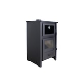 thumbnail of Estufa de leña con horno QUARTZ 12.4 kW, calefacción hasta 210 m³, diseño eficiente y compacto