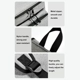 thumbnail of Sac À Dos Ordinateur Grande Capacité Résistant À L'eau Confortable 15 Pouces Gris YONIS