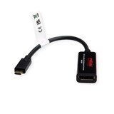 thumbnail of ROLINE USB Typ C - DisplayPort, v1.2, bidirektionaler Kabel-Adapter, ST/BU, 0,2 m