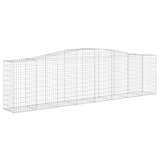 thumbnail of vidaXL Gabionen mit Hochbogen 2 Stk. 400x50x100/120cm Verzinktes Eisen