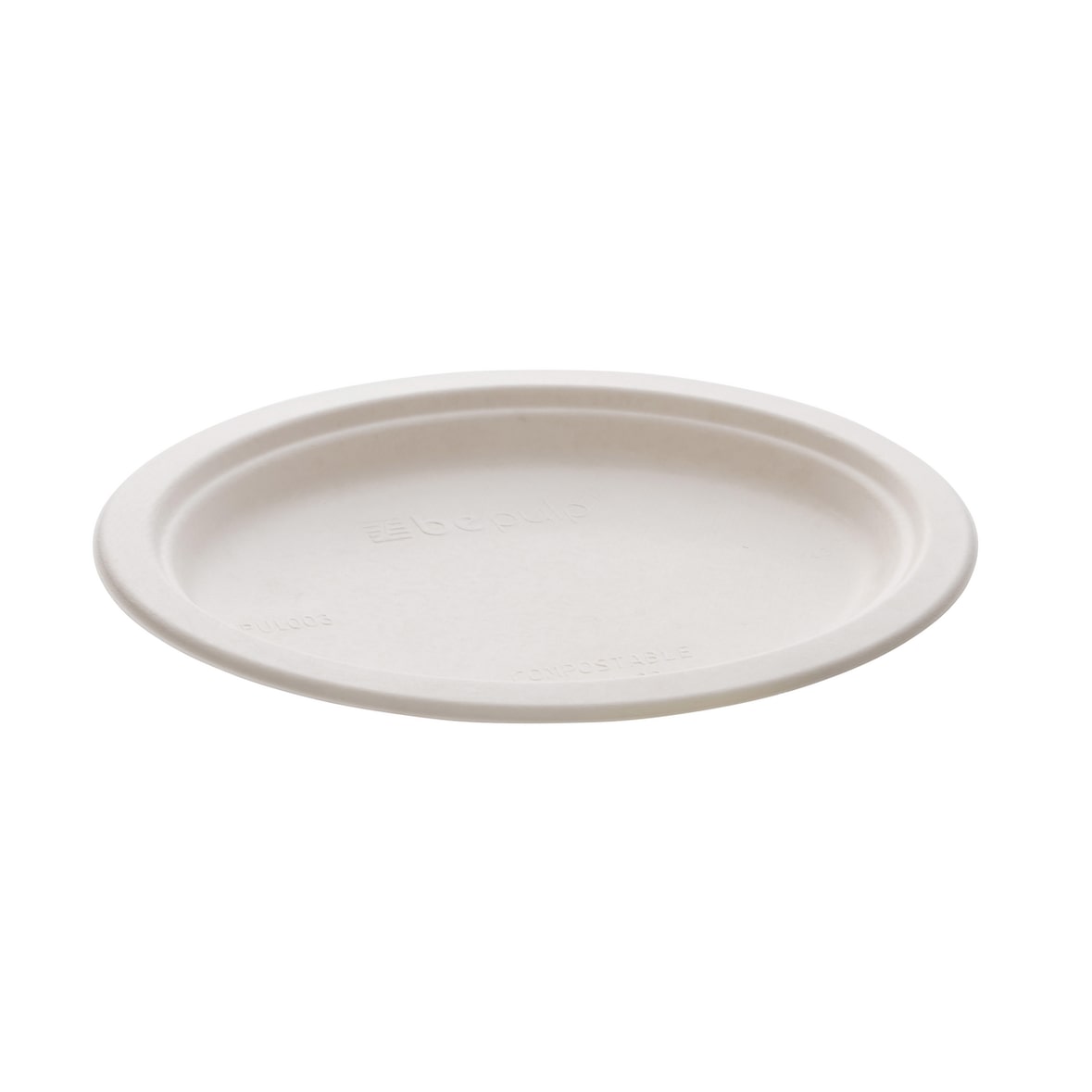 METRO Professional Teller, Bagasse, oval, 26 x 19.5 cm, weiß, 50 Stück