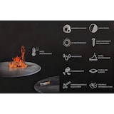 thumbnail of Esszimmertisch HWC-M55, Tisch Esstisch, Massiv-Holz HDF Laminat Melamin 135x80cm, Sheesham Holz-Optik, dunkle Beine