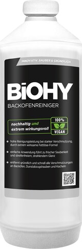 thumbnail of BiOHY Backofenreiniger Hochkonzentrat (1l Flasche) | Profi Grillreiniger, Fettlöser EXTRA STARK | Zur einfachen und schnellen Ofenreinigung