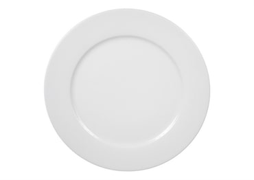 METRO Professional Plato llano Adeani, porcelana, Ø 27 cm, blanco, 6 unidades