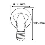 thumbnail of Paulmann LED Birne 3er-Pack E27 230V 3x806lm 3x8,0W 2700K  Opal 28871