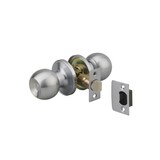 thumbnail of Serrure horizontale tubulaire en applique pour porte intérieur, axe réglable, chromé - THIRARD