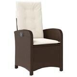 thumbnail of vidaXL 7-tlg. Garten-Essgruppe mit Kissen Braun Poly Rattan