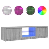 thumbnail of vidaXL TV-Schrank mit LED-Leuchten Grau Sonoma 140x40x36 cm
