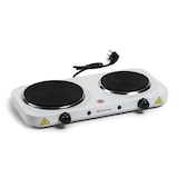 thumbnail of MELCHIONI FAMILY Cocina Eléctrica COOK 2, 1500W, 2 Placas de Hierro Fundido, Termostatos Regulables, Blanca, 118360115