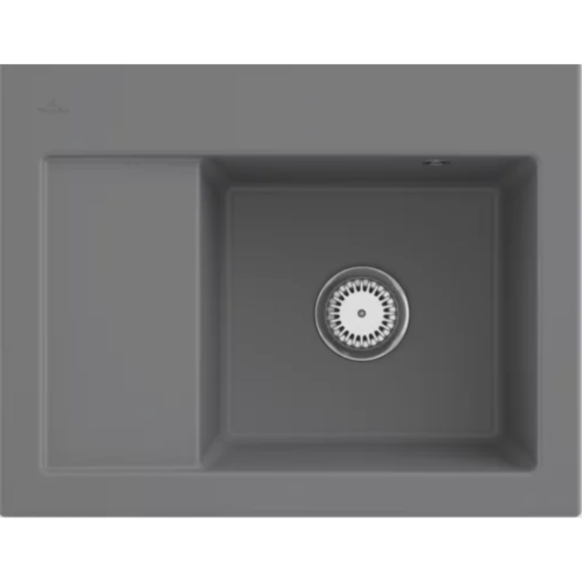 Villeroy&Boch Spülbecken, Küchenspüle Subway 45 Compact Graphite 650x510mm, Unteschrankbreite 45cm