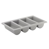 thumbnail of METRO PROFESSIONAL Range-couverts, polypropylène, 32.5 x 53 x 10 cm, 4 compartiments, gris
