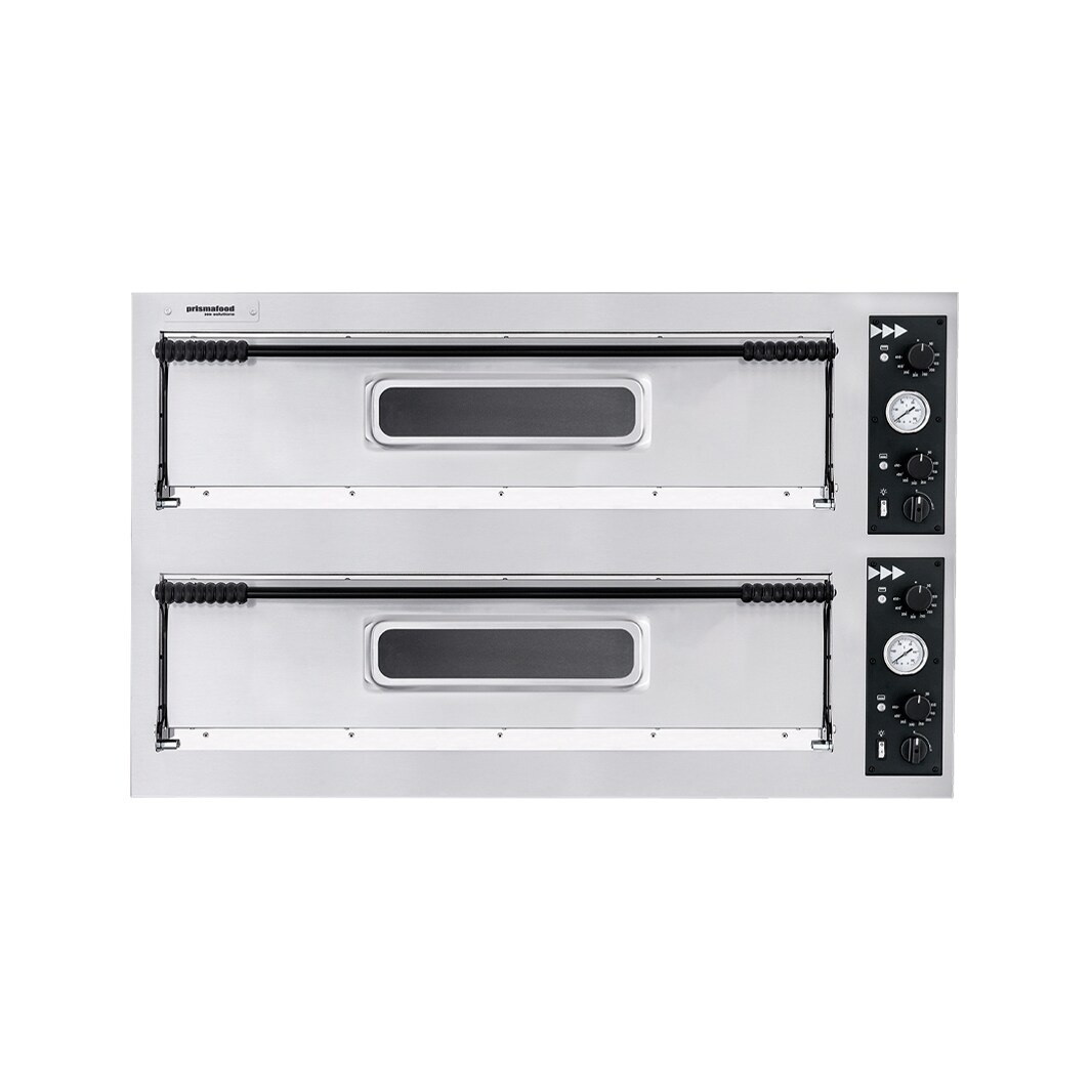 BASIC 66L Prismafood Forno elettrico per 6+6 pizze diametro 320 mm 2 camere
